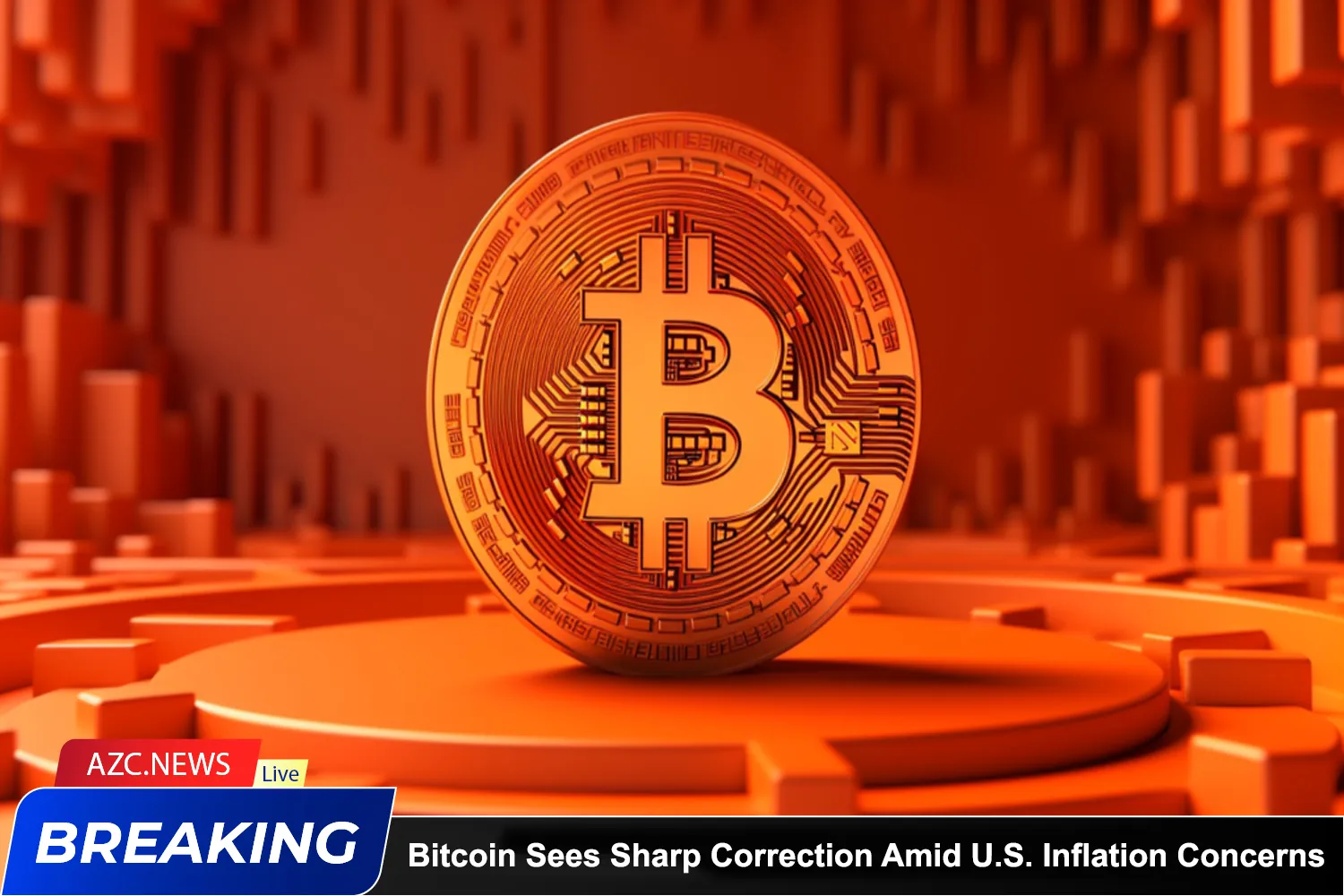 Bitcoin Sees Sharp Correction Amid U.s. Inflation Concerns