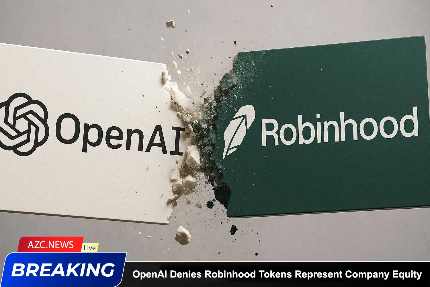 Openai Denies Robinhood Tokens Represent Company Equity