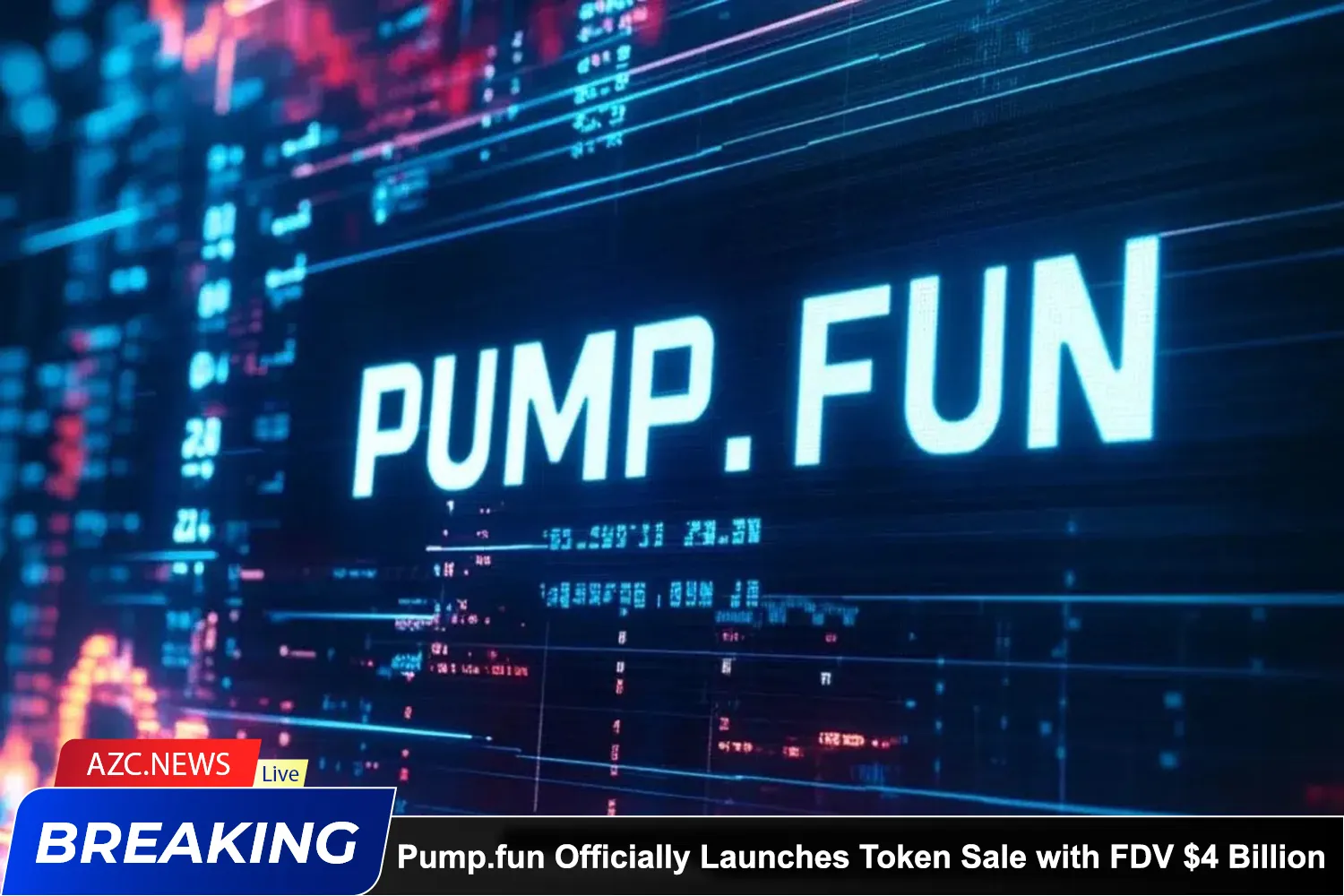 Pumpfun Officially Launches Token Sale With Fdv Reaching $4 Billion