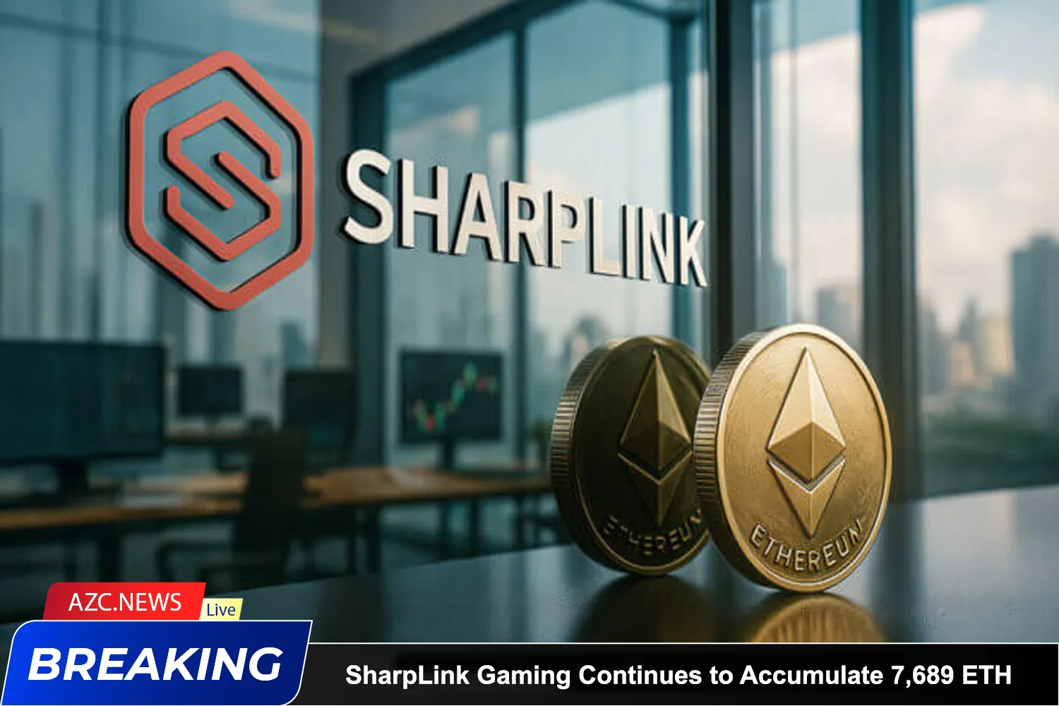 Sharplink Gaming Continues To Accumulate 7,689 Eth