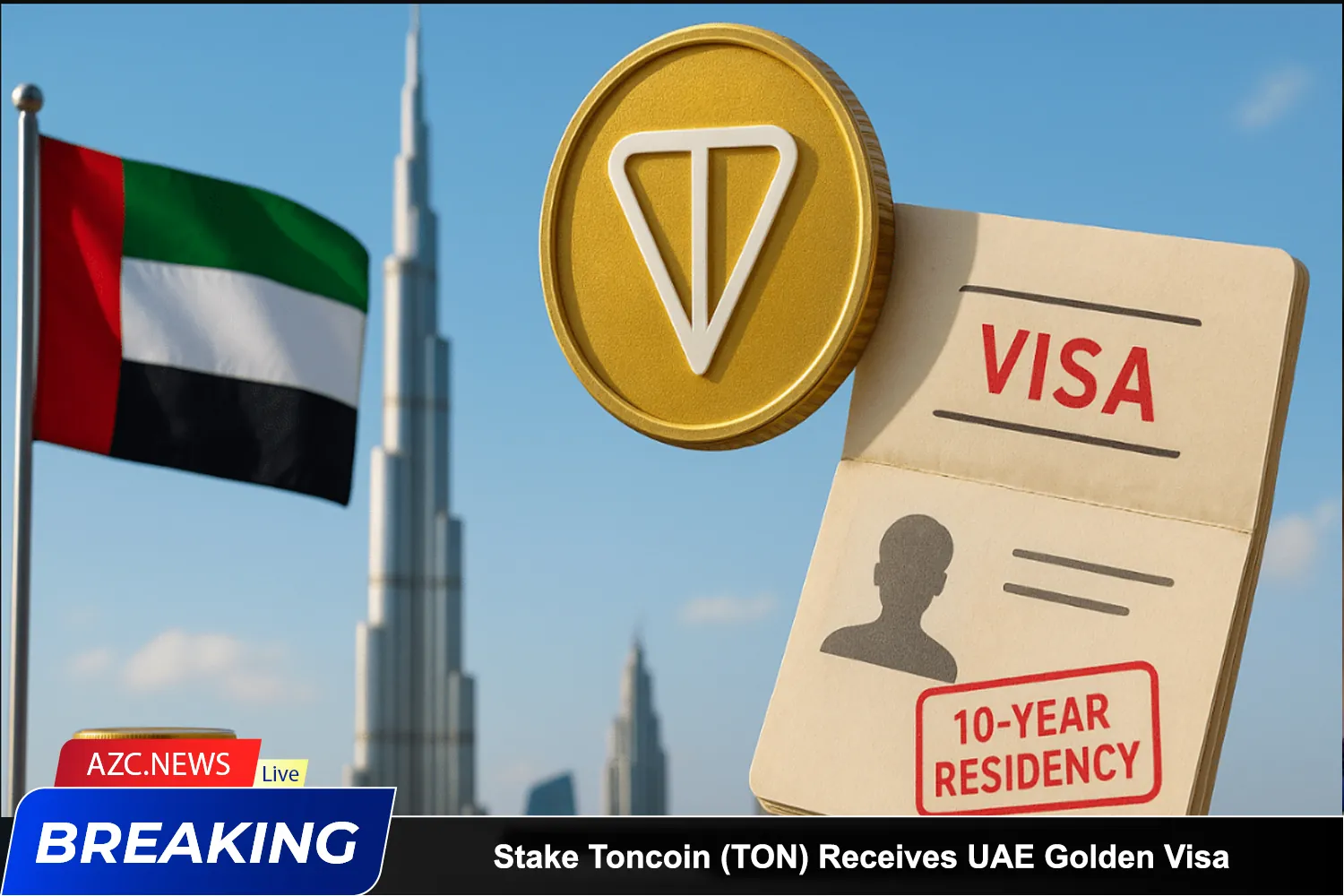 Stake Toncoin (ton) Receives Uae Golden Visa