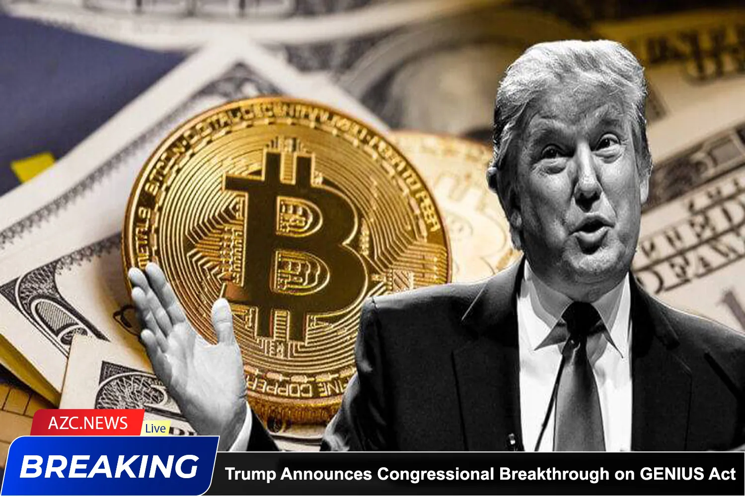 Trump Announces Congressional Breakthrough On Genius Act