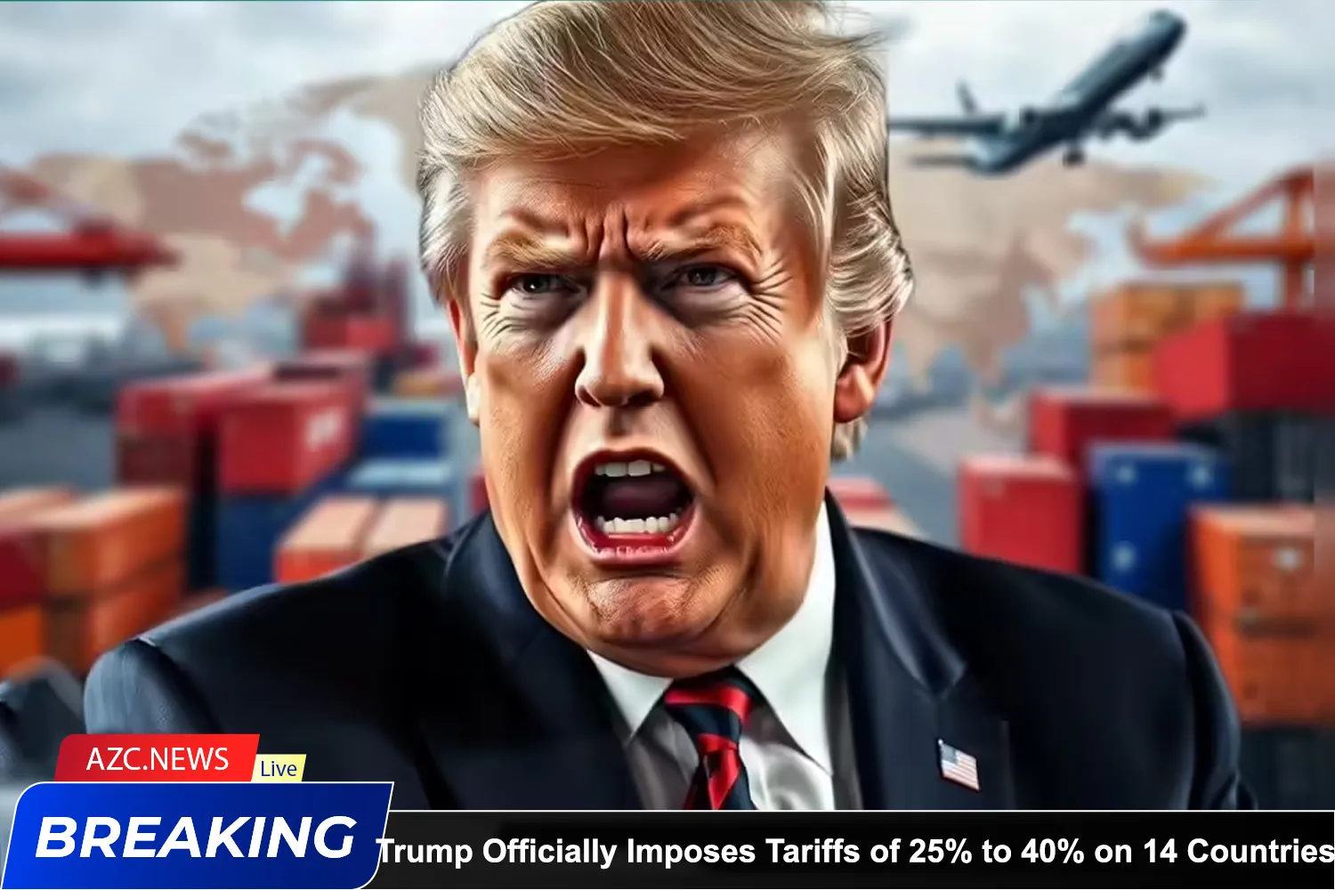 Trump Officially Imposes Tariffs Of 25% To 40% On 14 Countries