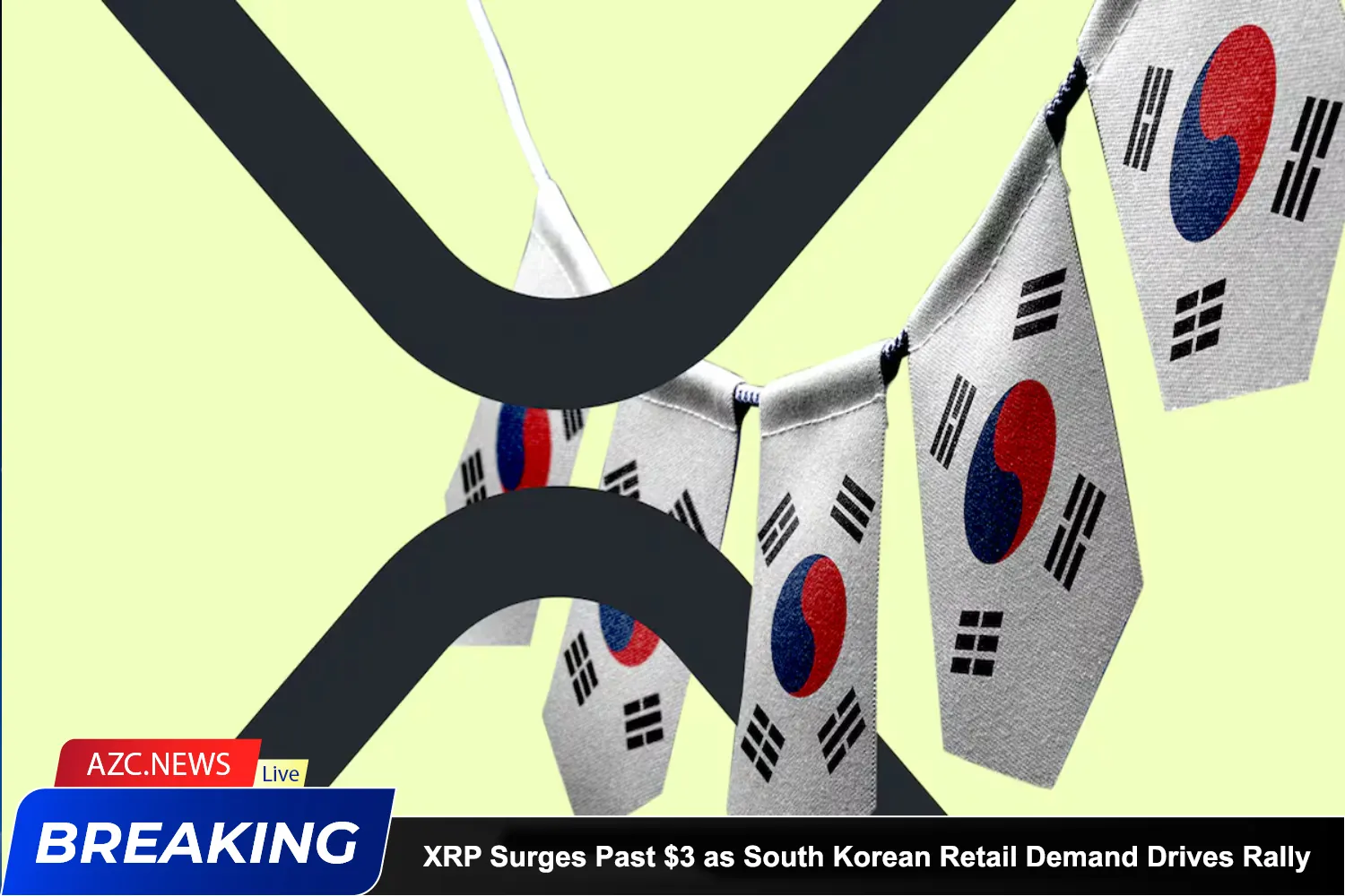 Xrp Surges Past $3 As South Korean Retail Demand Drives Rally