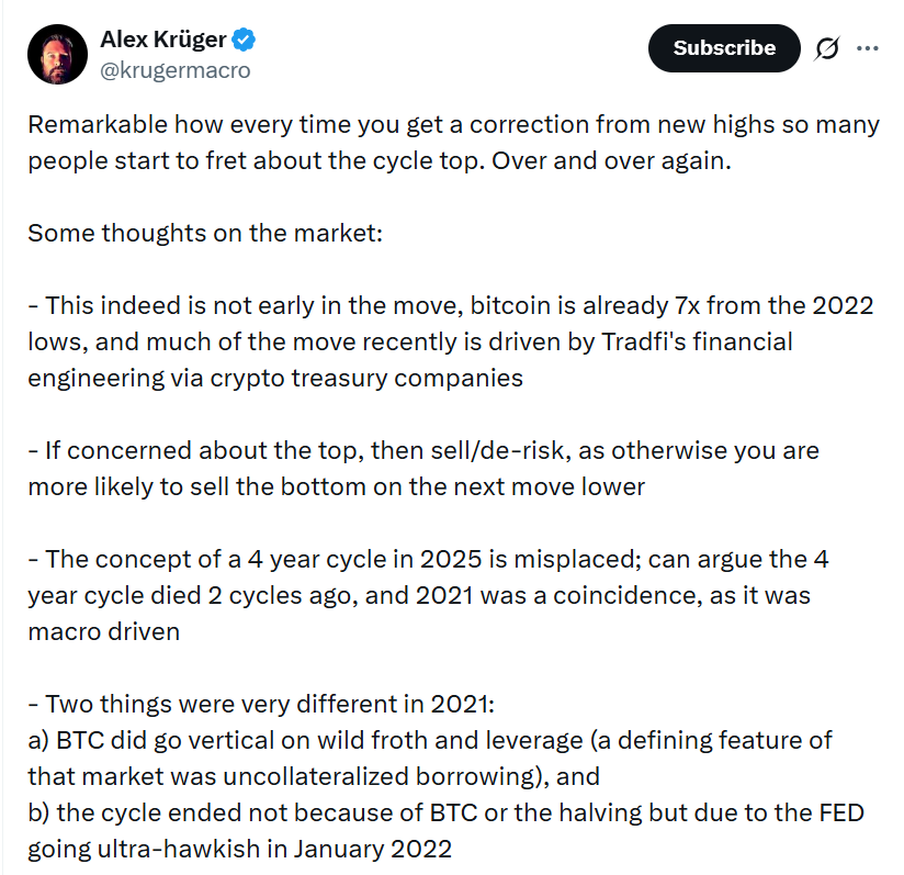 Alex Kruger On X