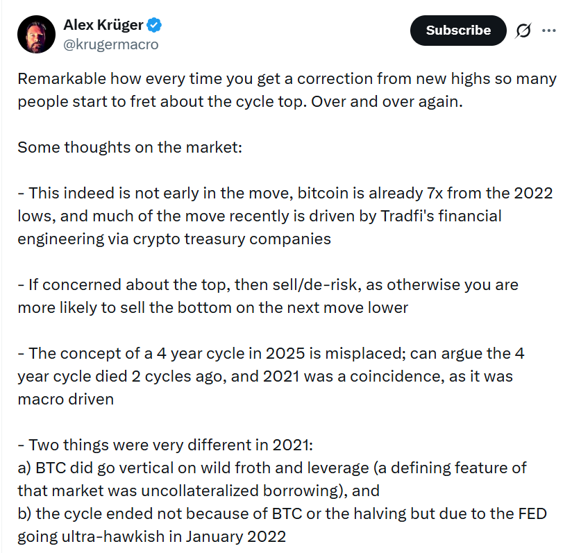 Alex Kruger On X