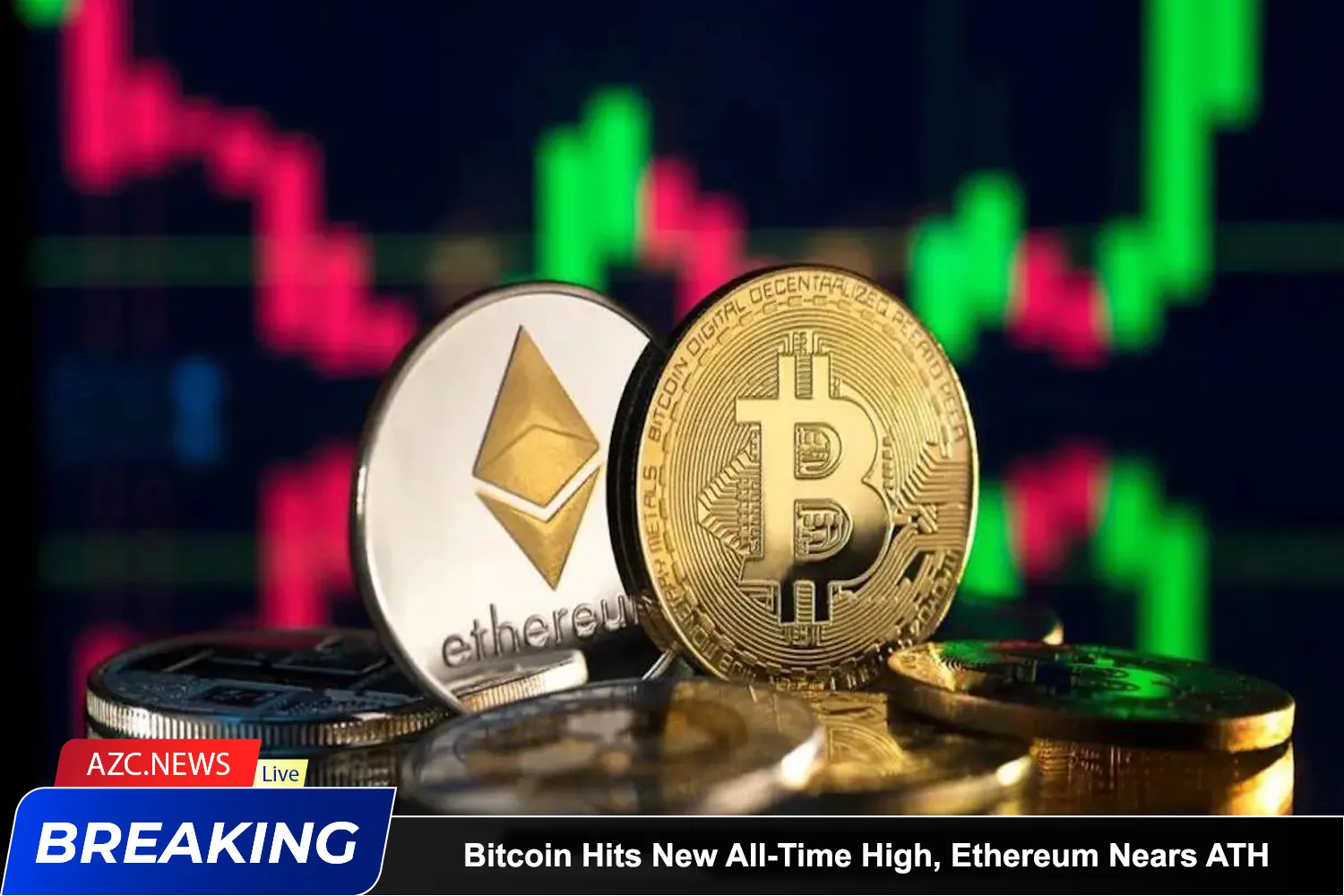 Bitcoin Hits New All Time High, Ethereum Nears Ath