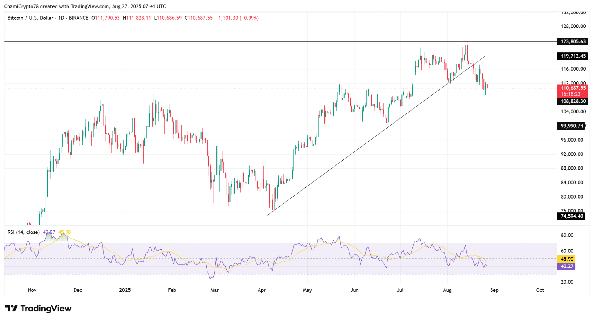 Bitcoin Price Chart