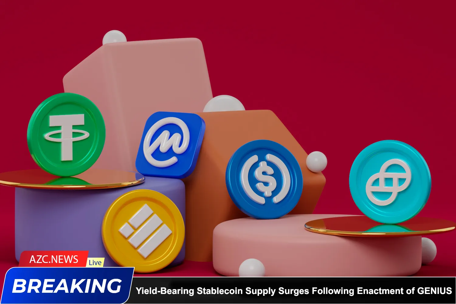 Yield Bearing Stablecoin Supply Surges Following Enactment Of Genius