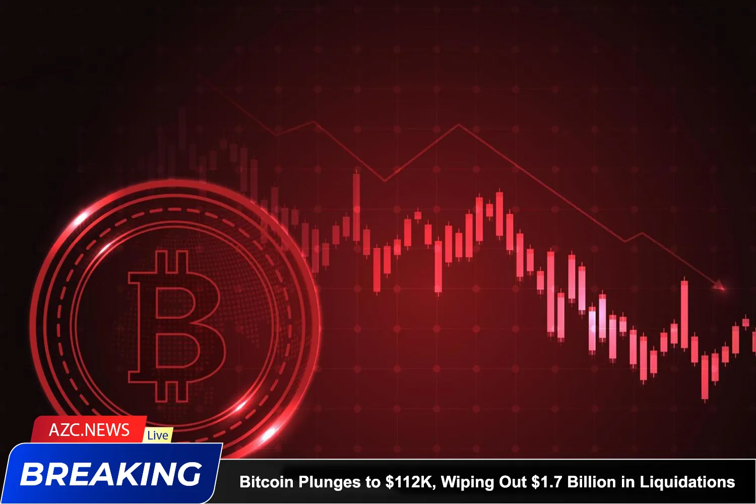 Bitcoin Plunges To $112k, Wiping Out $1.7 Billion In Liquidations