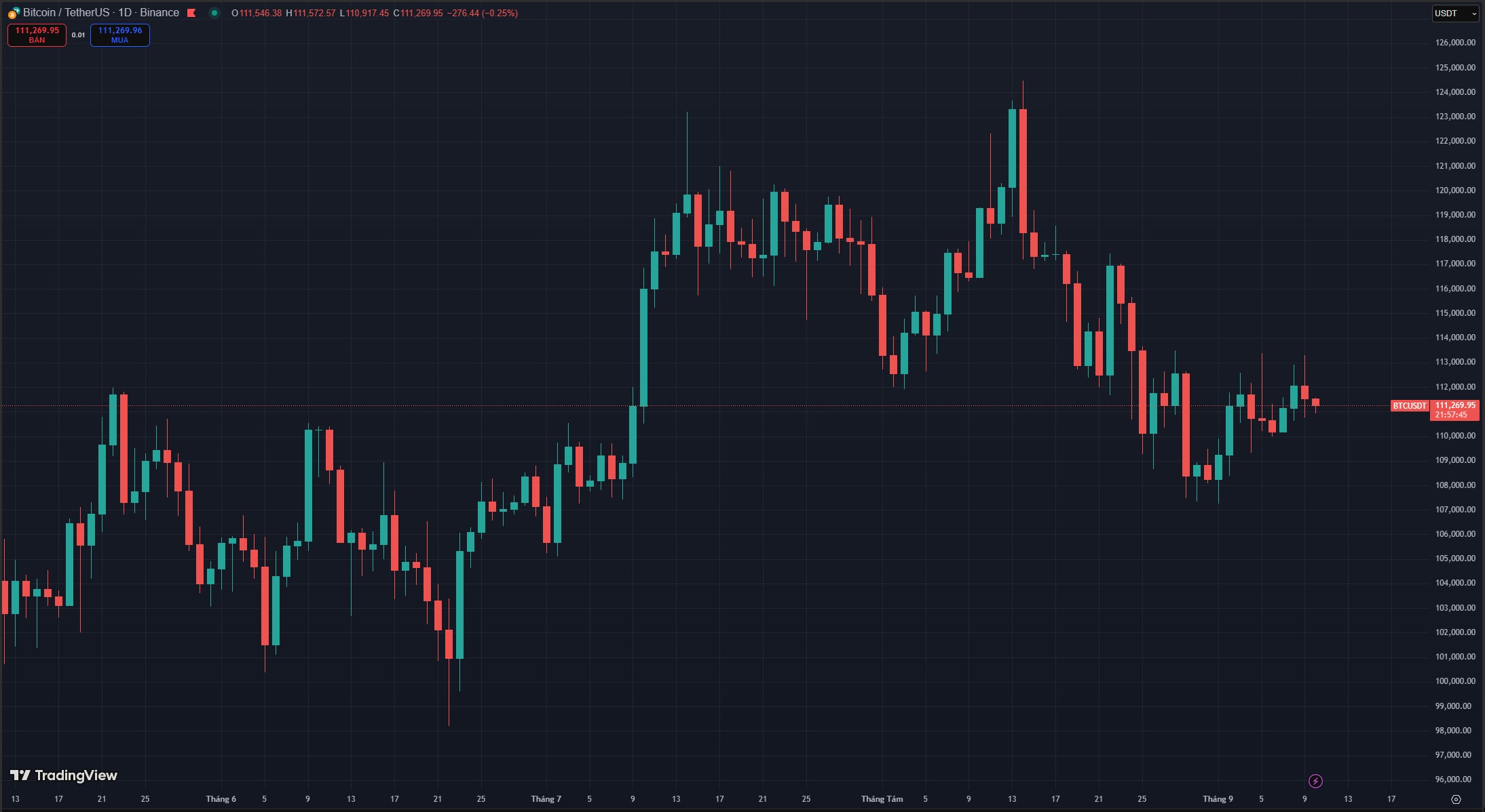 Bitcoin Price Chart