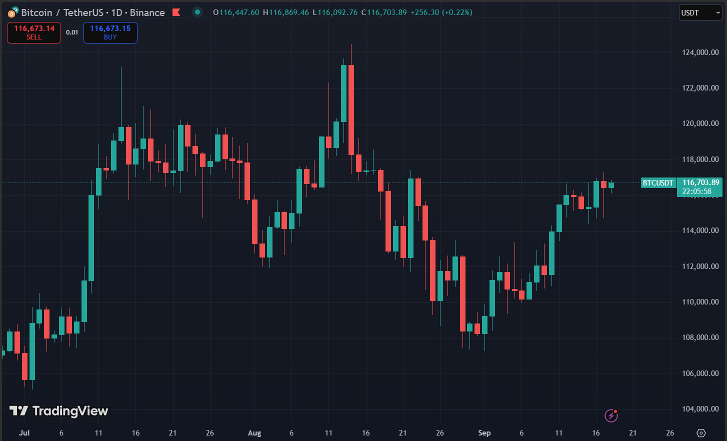 Bitcoin Price Chart