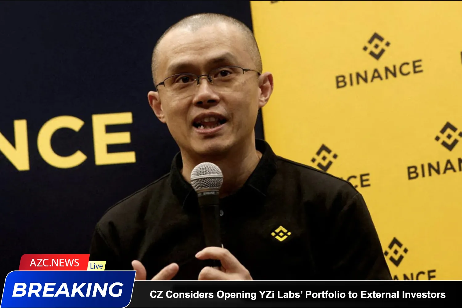 Cz Considers Opening Yzi Labs’ Portfolio To External Investors