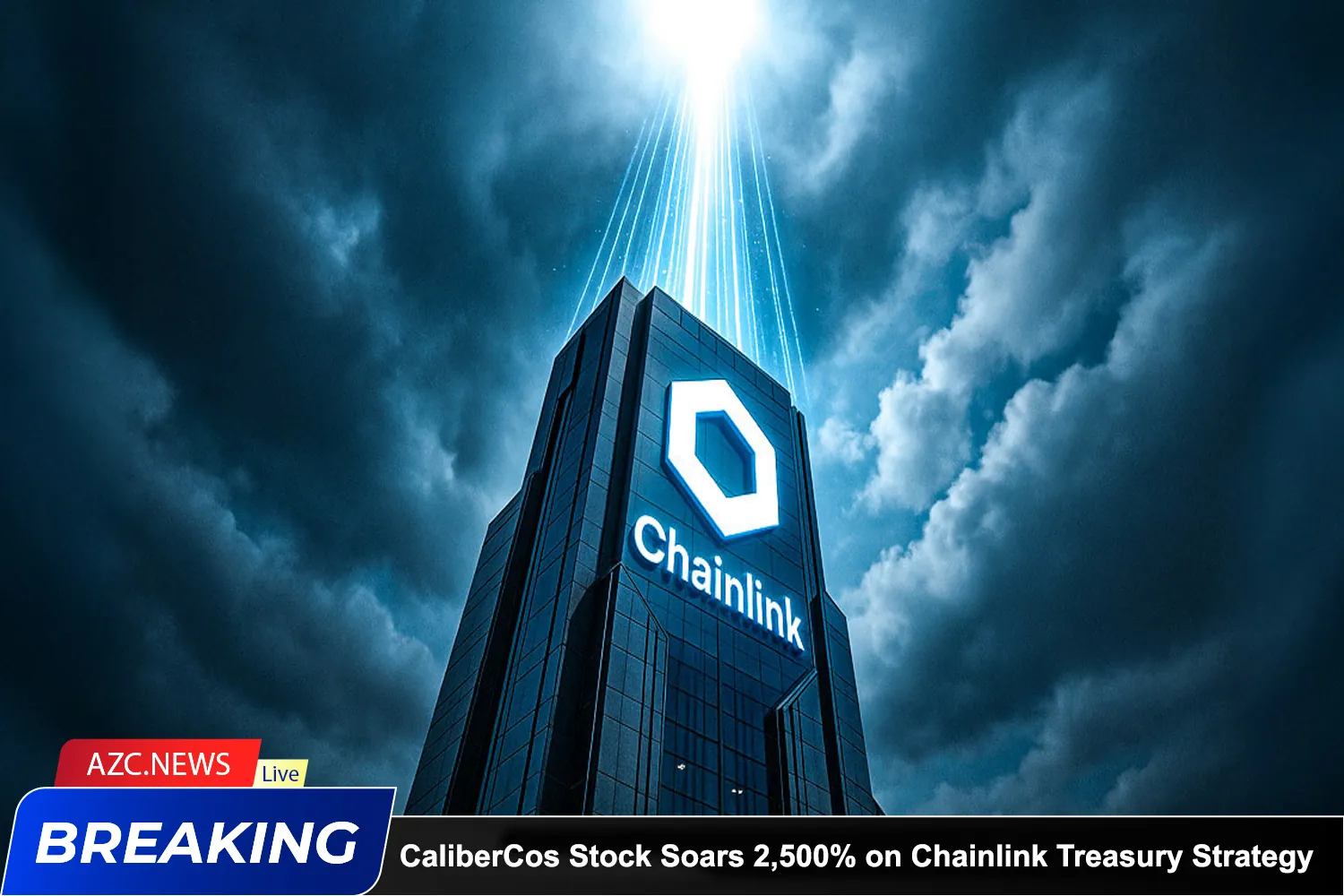 Calibercos Stock Soars 2,500% On Chainlink Treasury Strategy