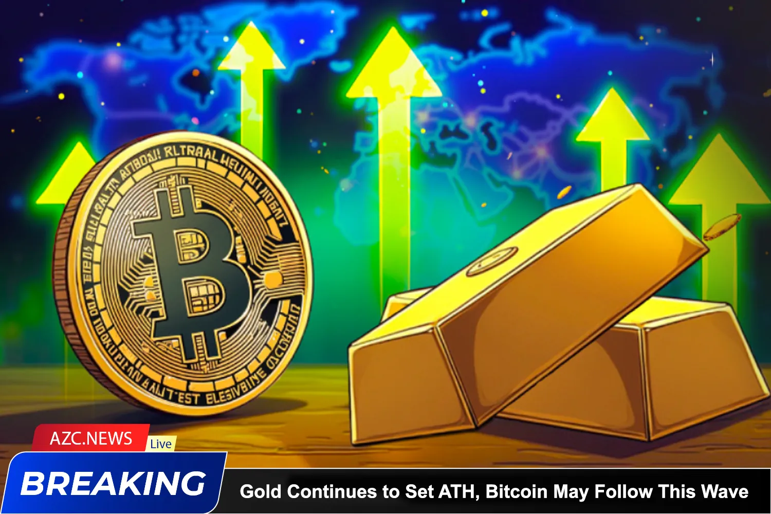 Gold Continues To Set Ath, Bitcoin May Follow This Wave