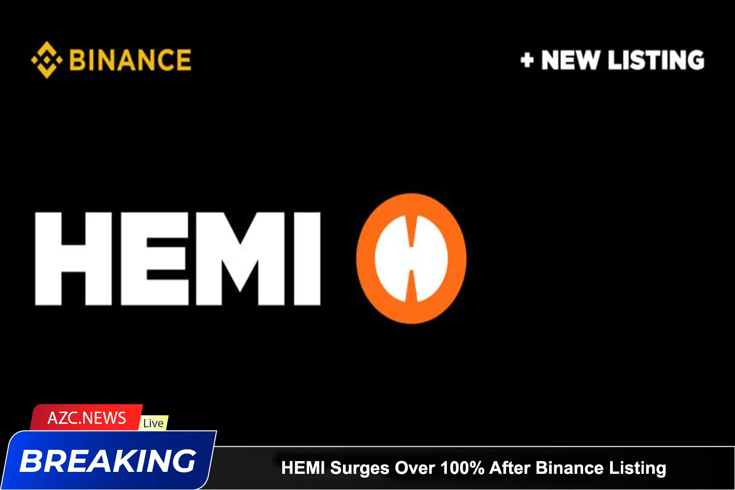 Hemi Surges Over 100% After Binance Listing