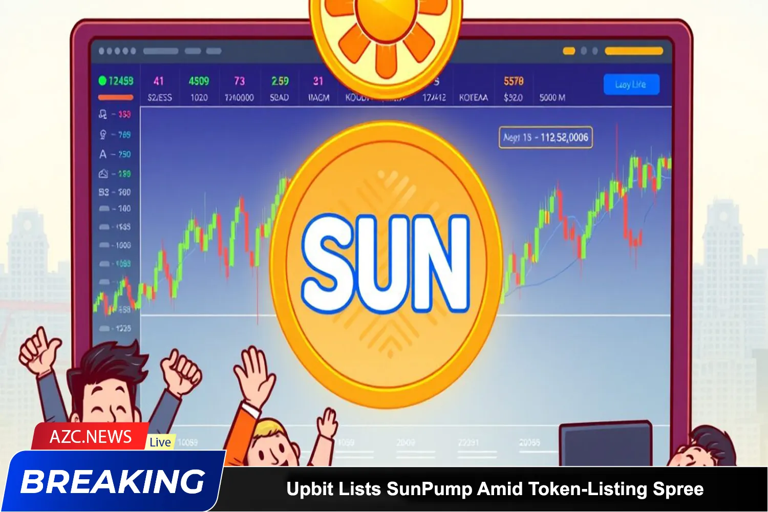 Upbit Lists Sunpump Amid Token Listing Spree