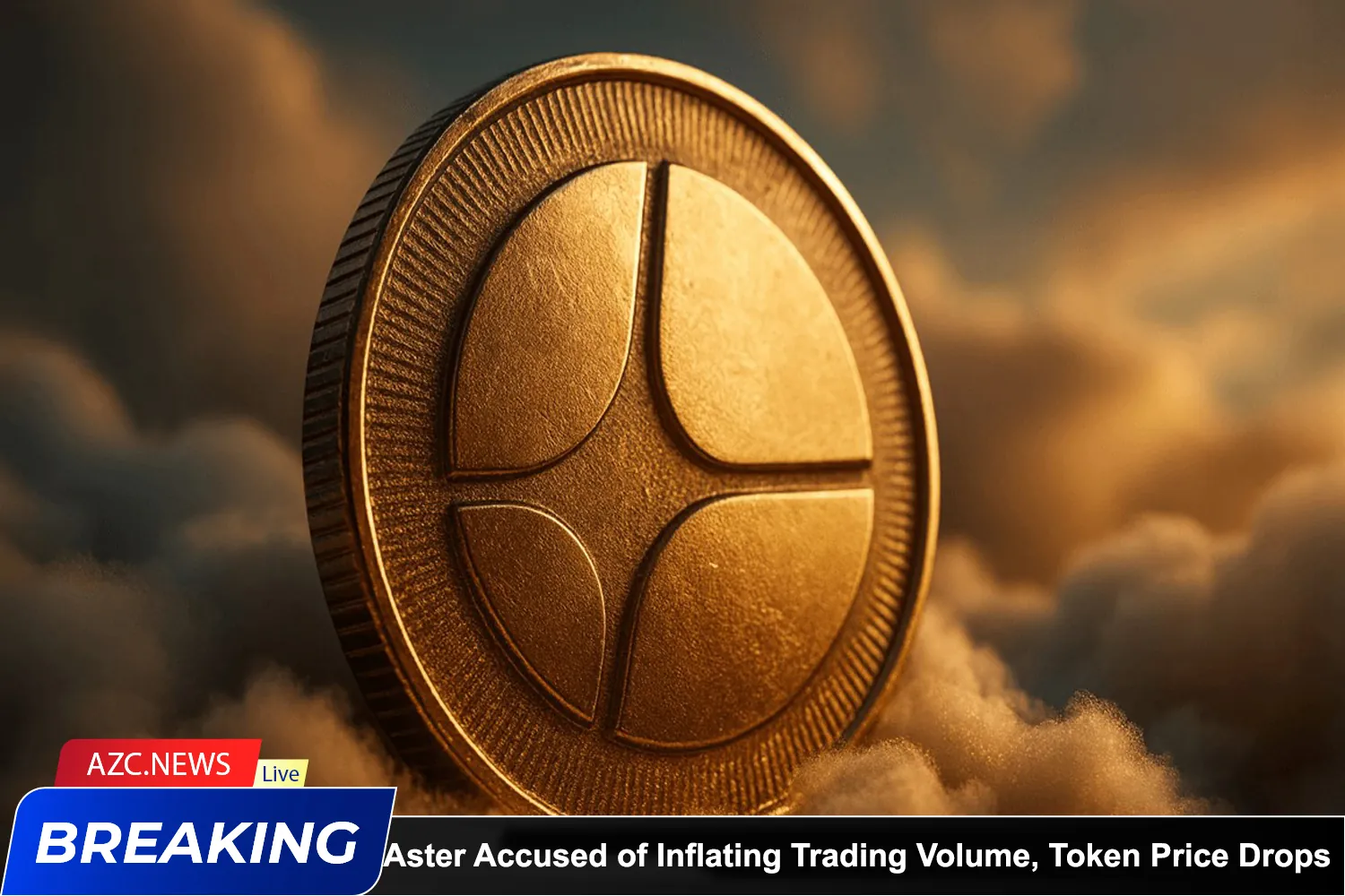 Aster Accused Of Inflating Trading Volume, Token Price Drops 10%