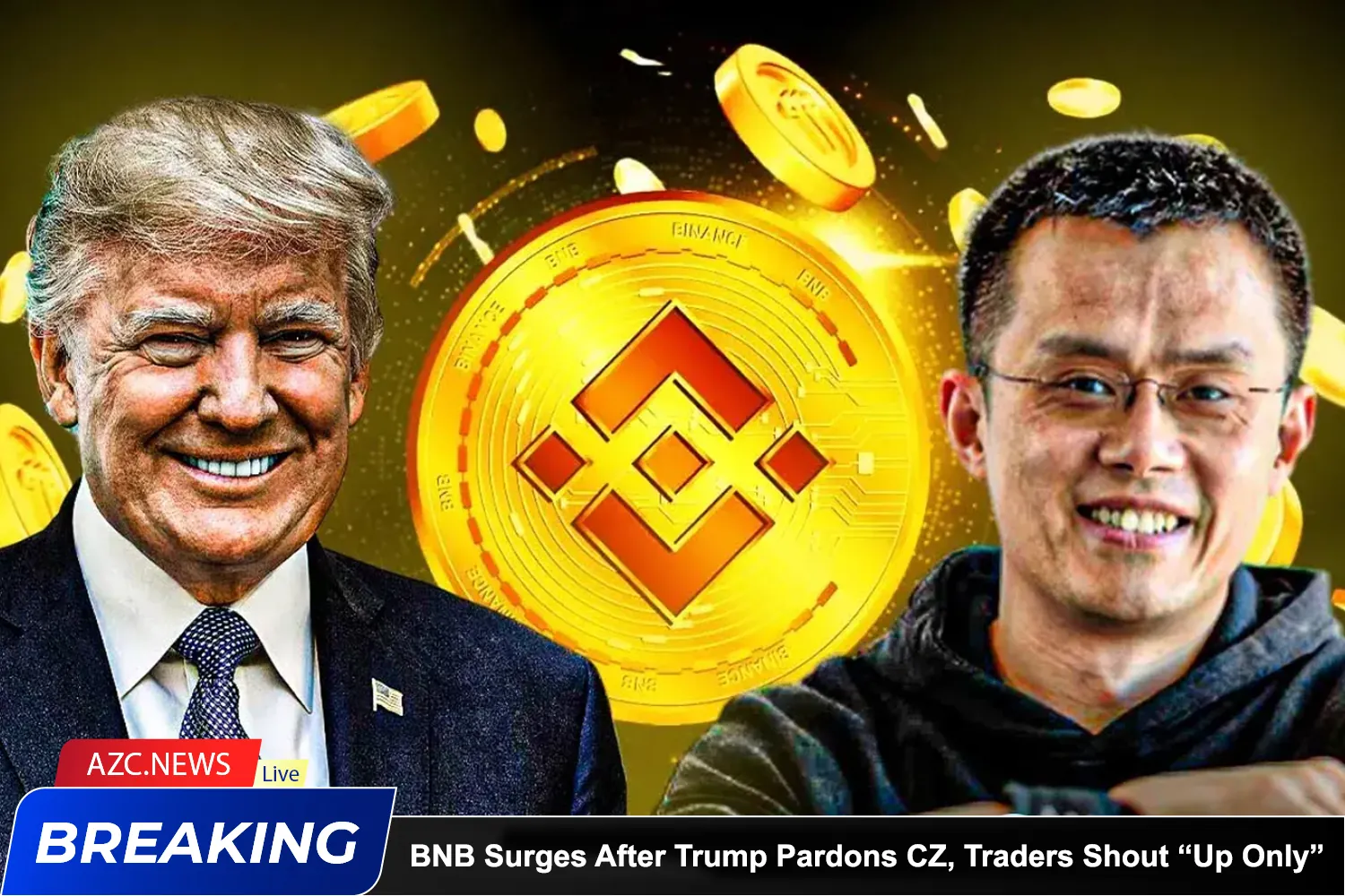 Bnb Surges After Trump Pardons Cz, Traders Shout “up Only”