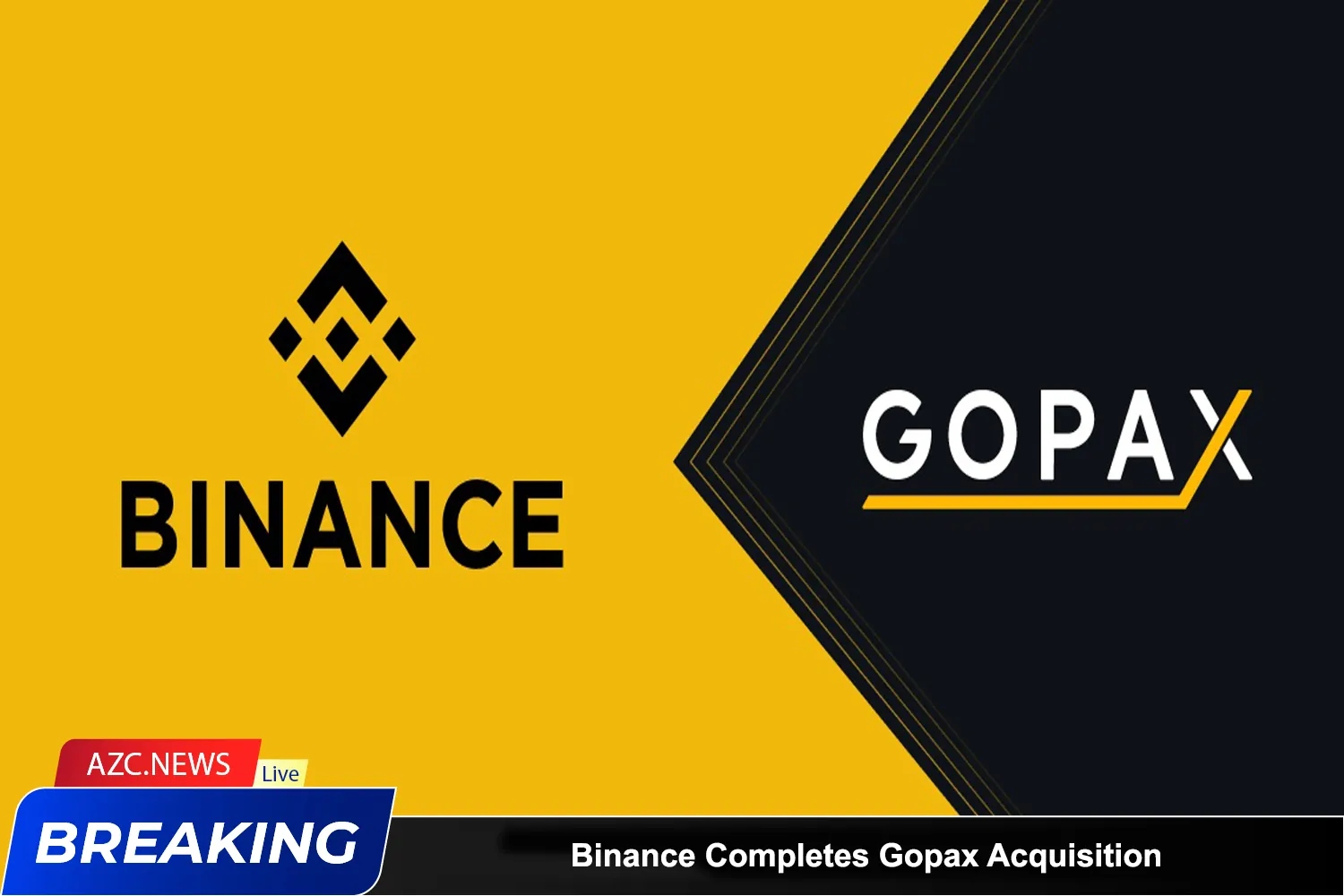 Binance Completes Gopax Acquisition, Paving The Way For A South Korean Comeback