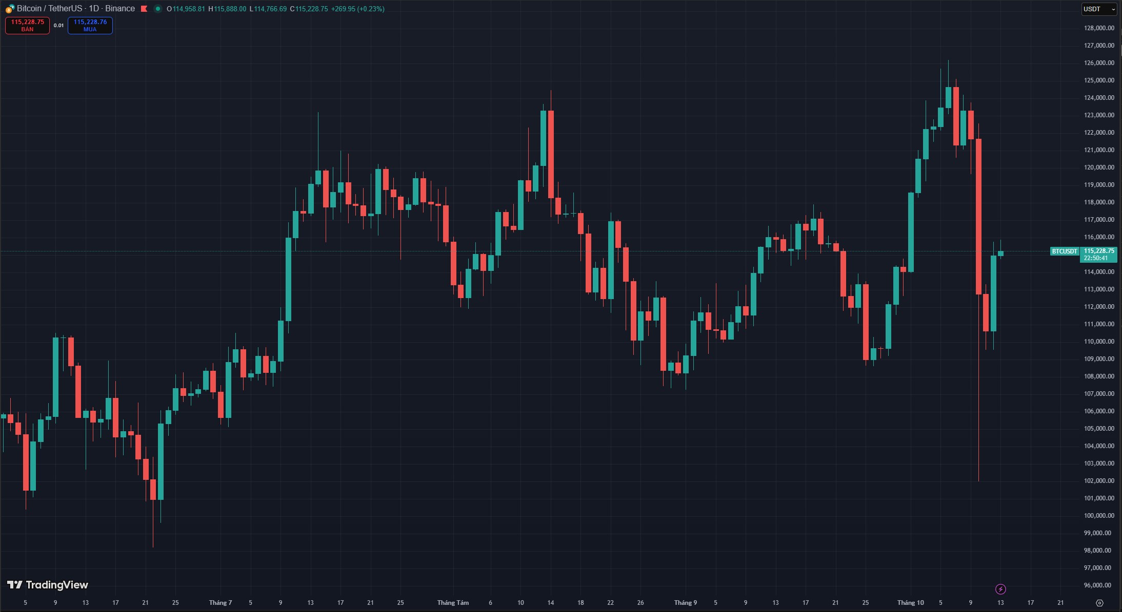 Bitcoin Price Chart