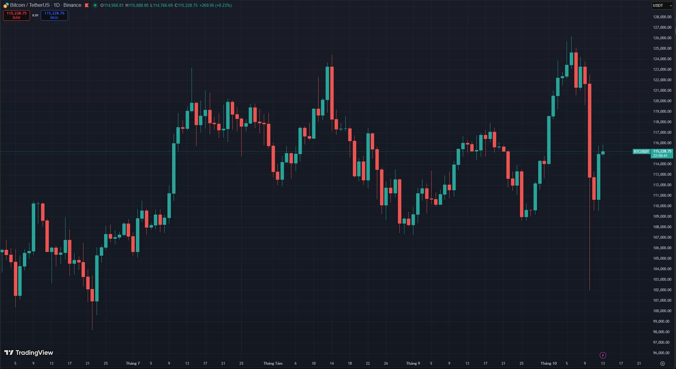 Bitcoin Price Chart