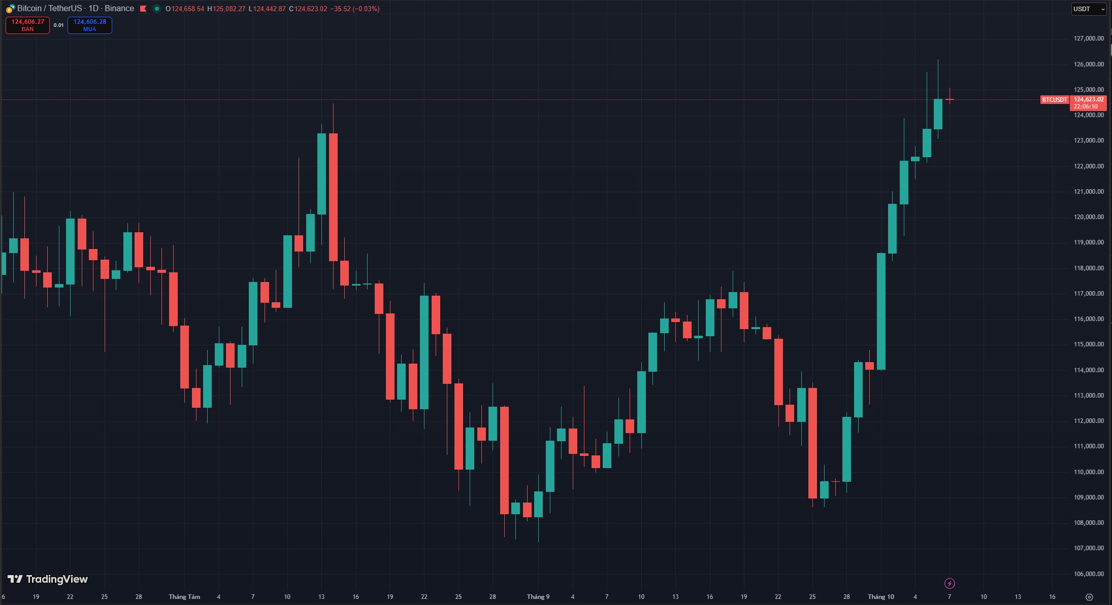 Bitcoin Price Chart