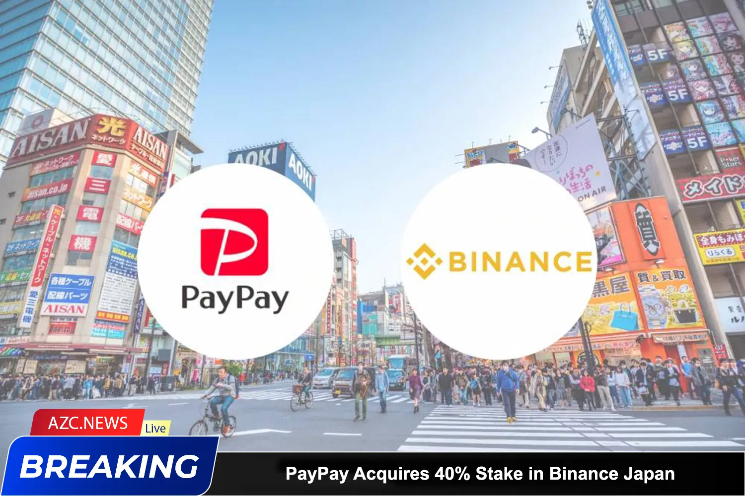 Paypay Acquires 40% Stake In Binance Japan