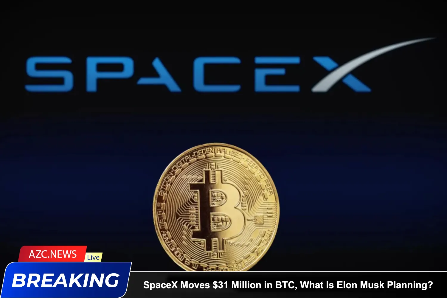 Spacex Moves $31 Million In Bitcoin, What Is Elon Musk Planning