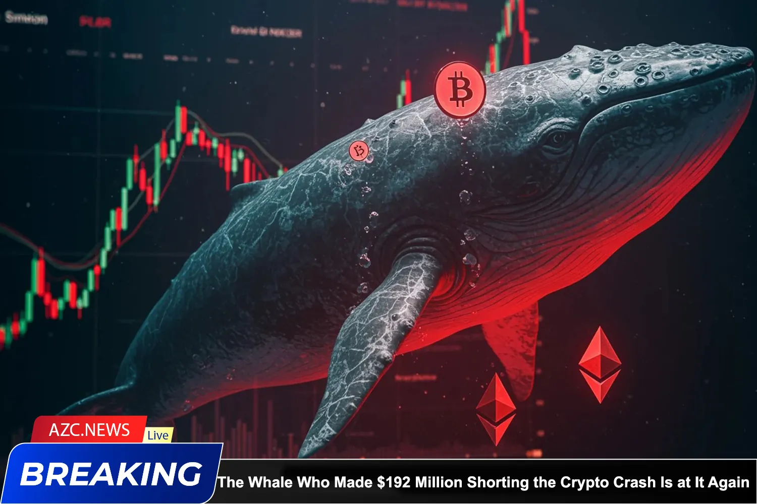 The Whale Who Made $192 Million Shorting The Crypto Crash Is At It Again