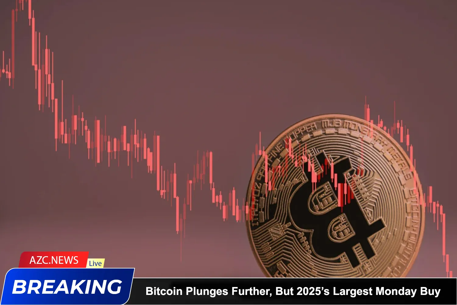 Bitcoin Plunges Further, But 2025’s Largest Monday Buy Sparks Recovery Hopes