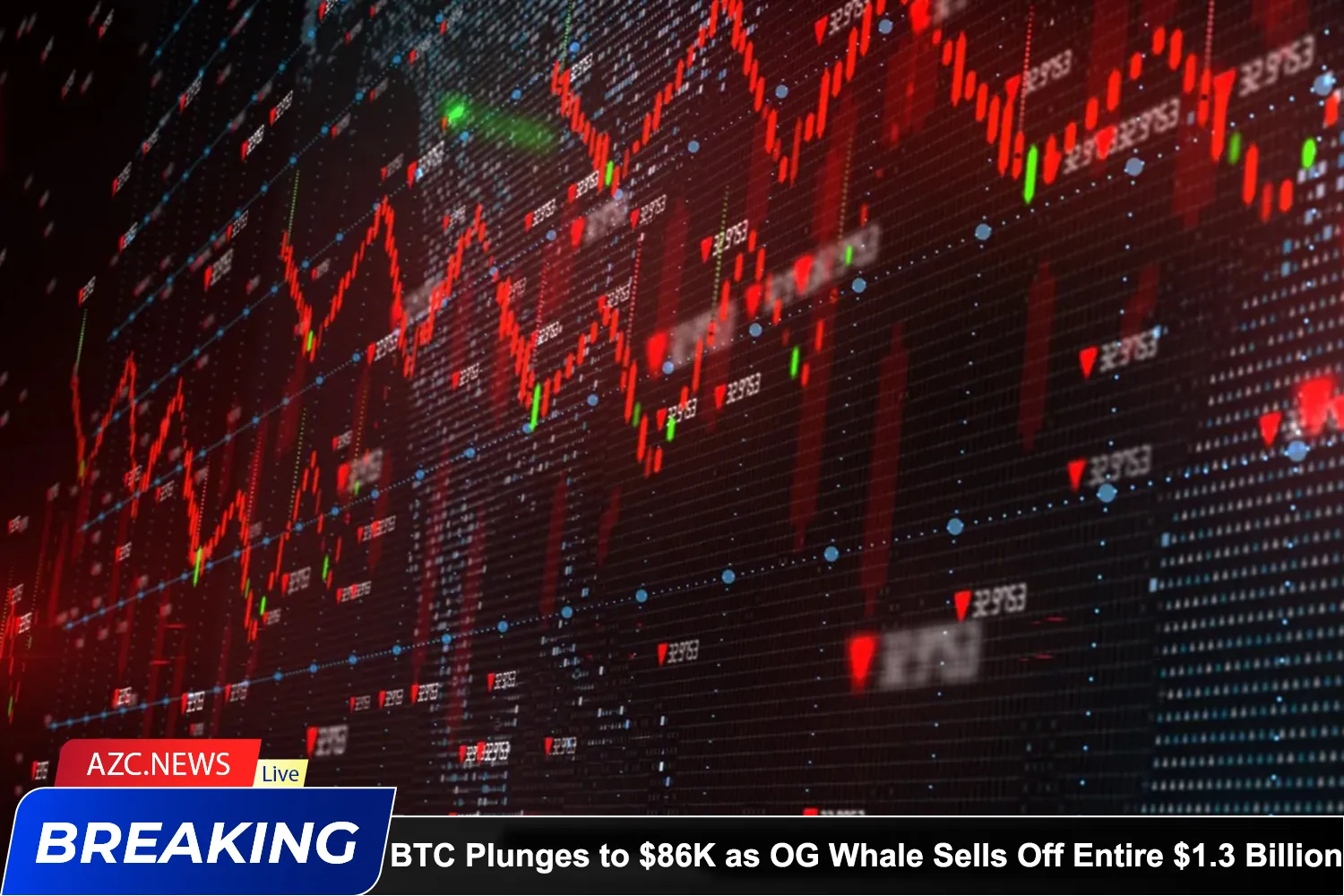 Bitcoin Plunges To $86k As Og Whale Sells Off Entire $1.3 Billion Btc Holdings