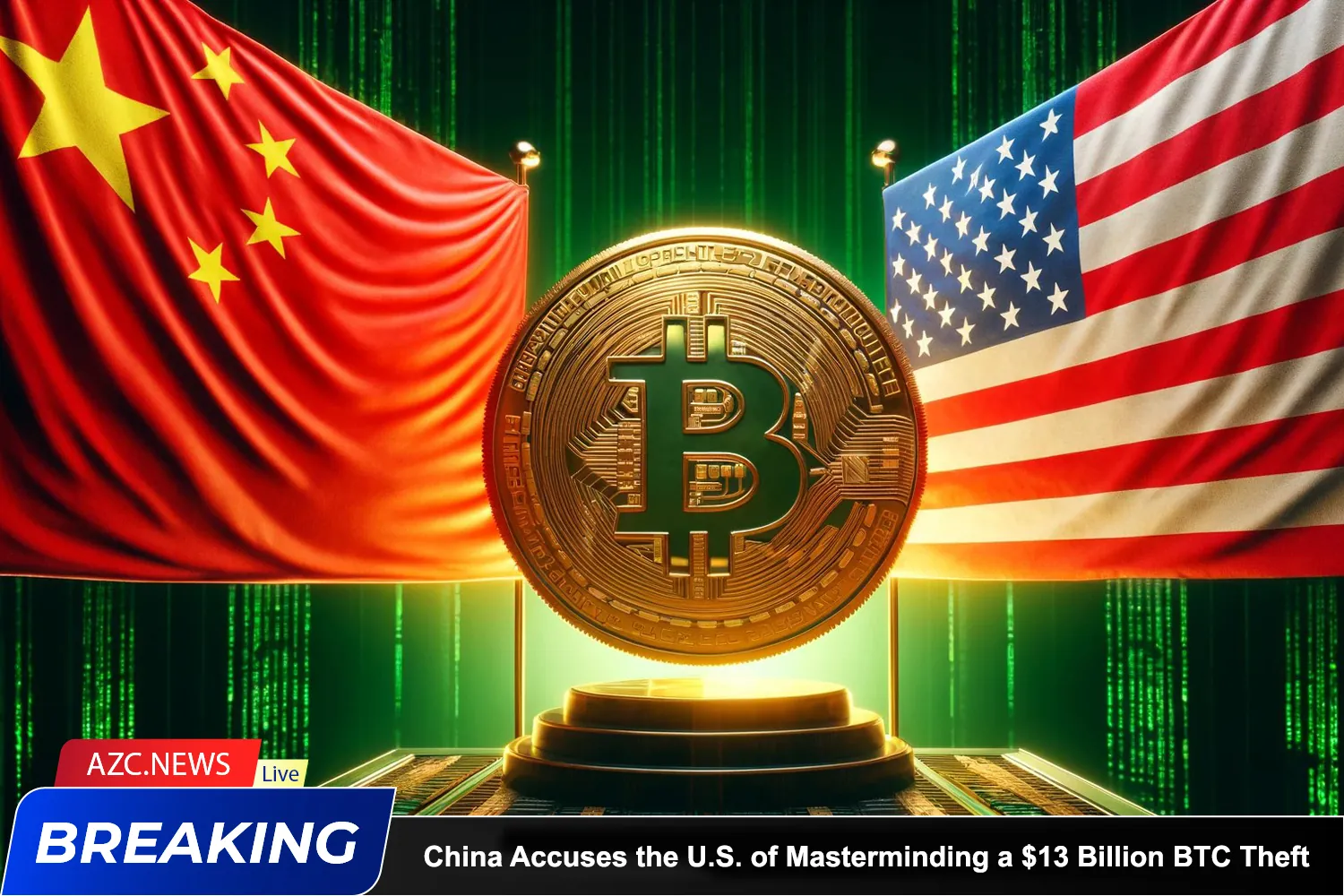 China Accuses The U.s. Of Masterminding A $13 Billion Bitcoin Theft