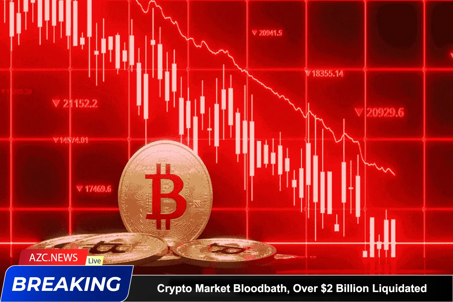 Crypto Market Bloodbath, Over $2 Billion Liquidated