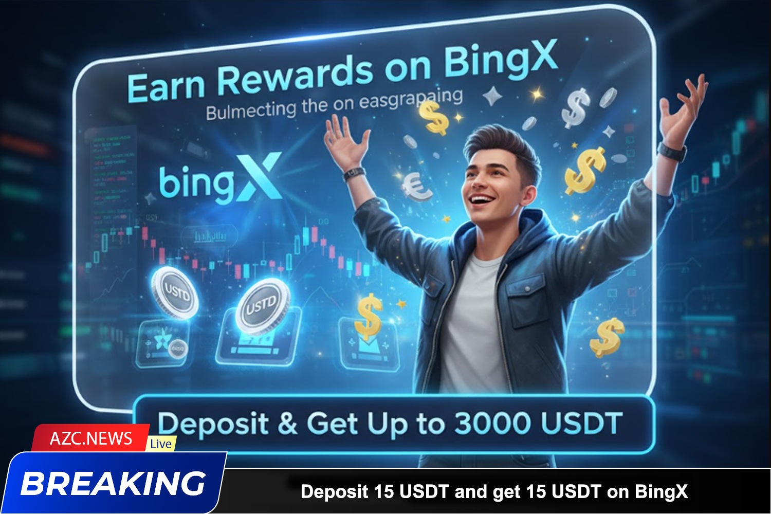 Deposit 15 Usdt And Get 15 Usdt On Bingx