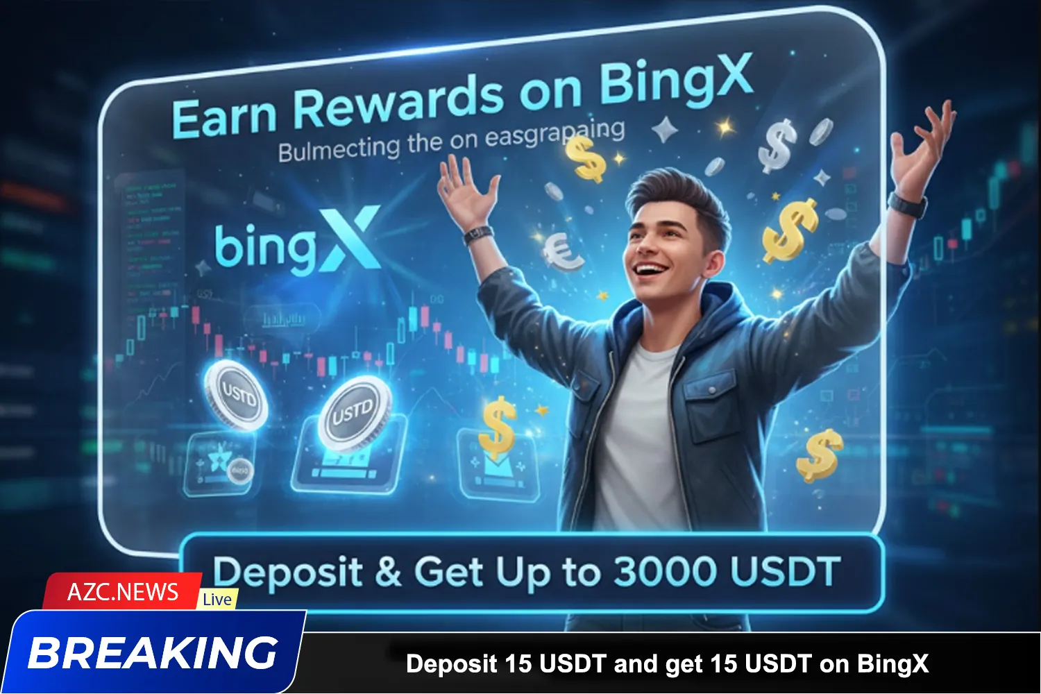 Deposit 15 Usdt And Get 15 Usdt On Bingx