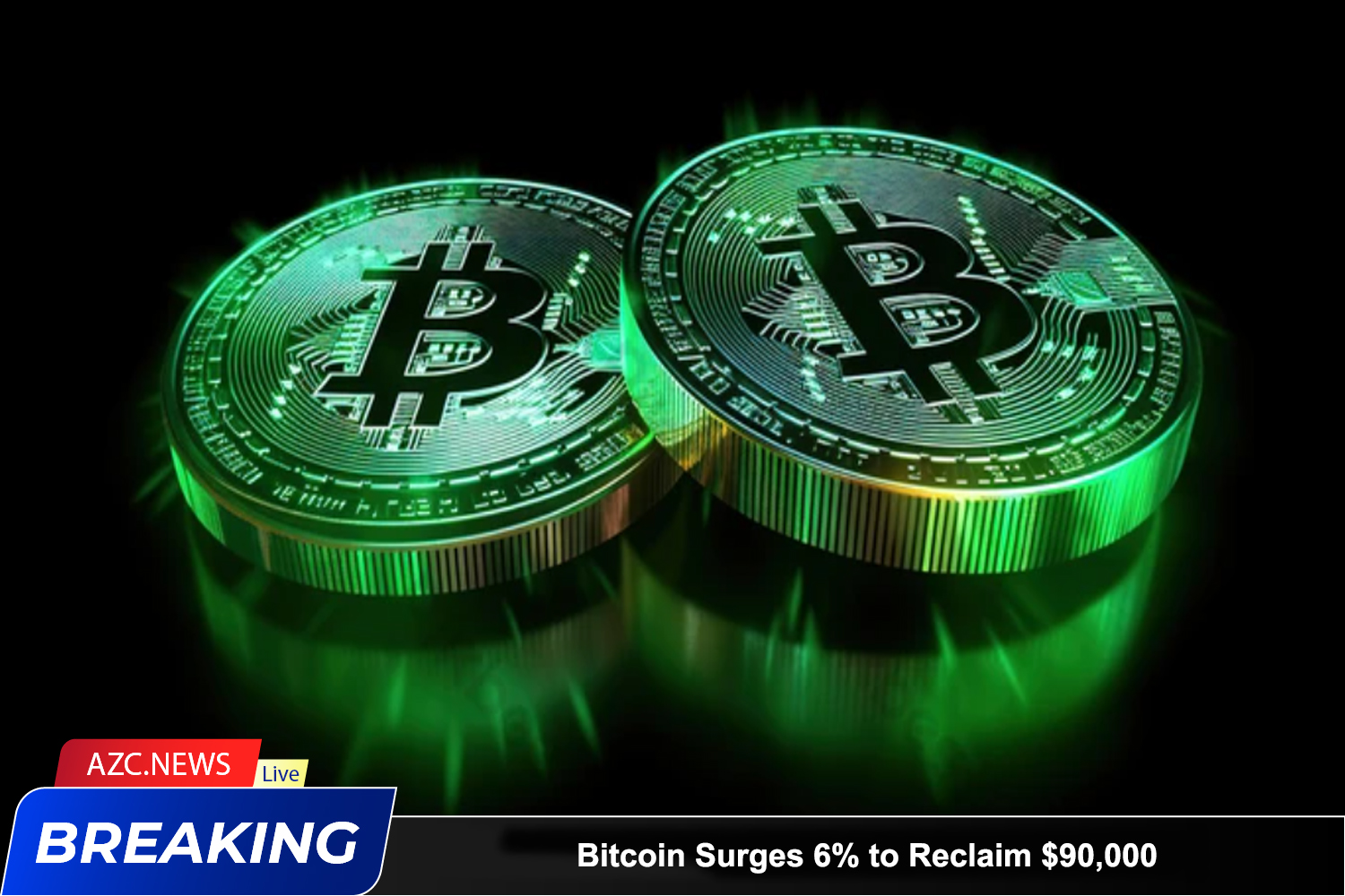 Bitcoin Surges 6% To Reclaim $90,000