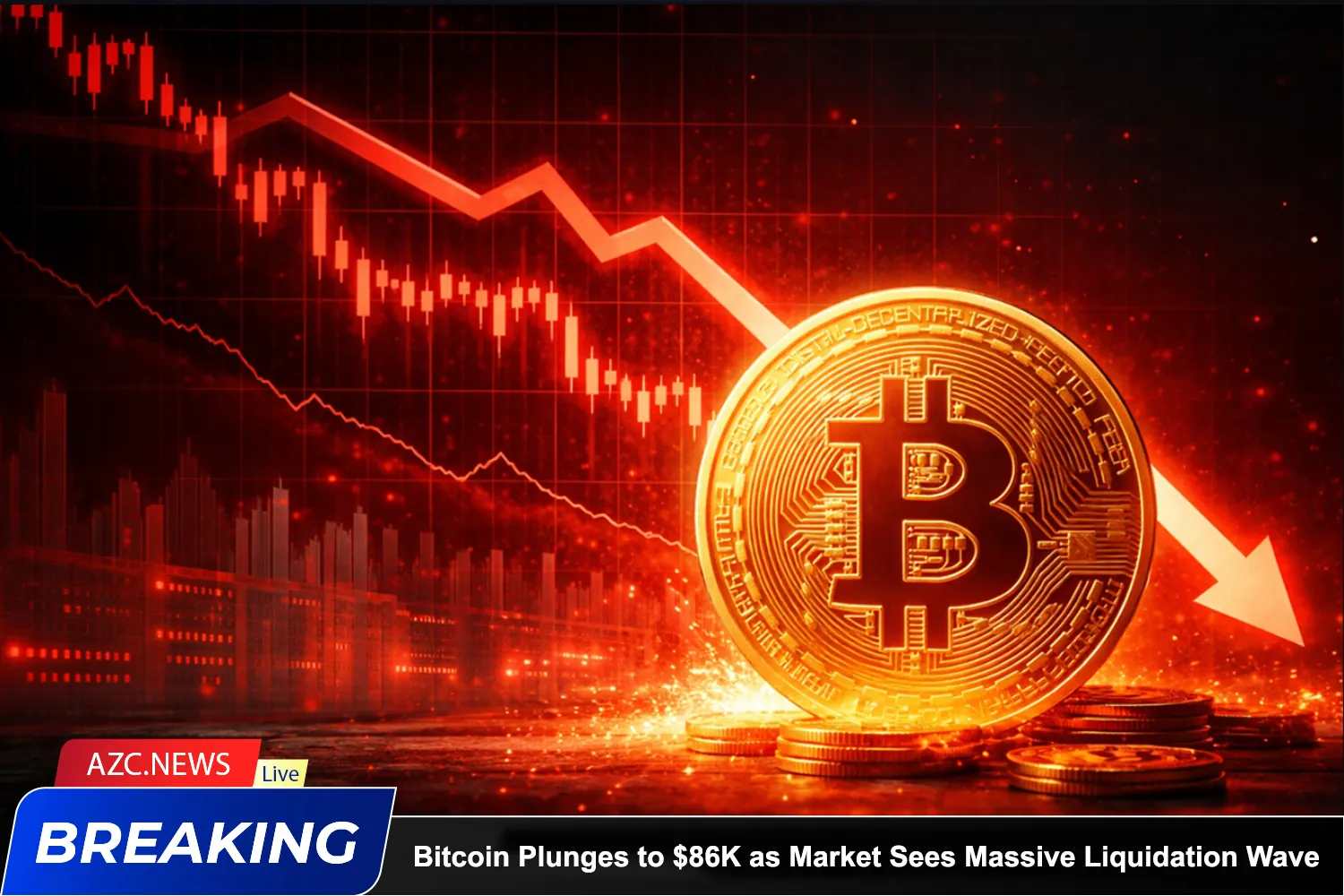 Bitcoin Plunges to $86K as Market Sees Massive Liquidation Wave 1 Bitcoin Plunges To $86k As Market Sees Massive Liquidation Wave