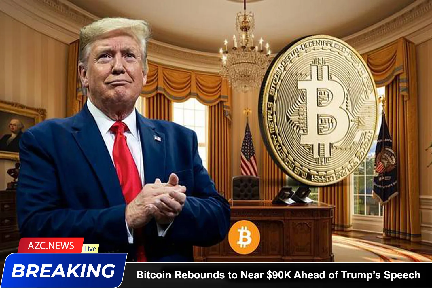 Bitcoin Rebounds to Near $90K Ahead of U.S. President Donald Trump’s Speech 7 Bitcoin Rebounds To Near $90k Ahead Of U.s. President Donald Trump’s Speech