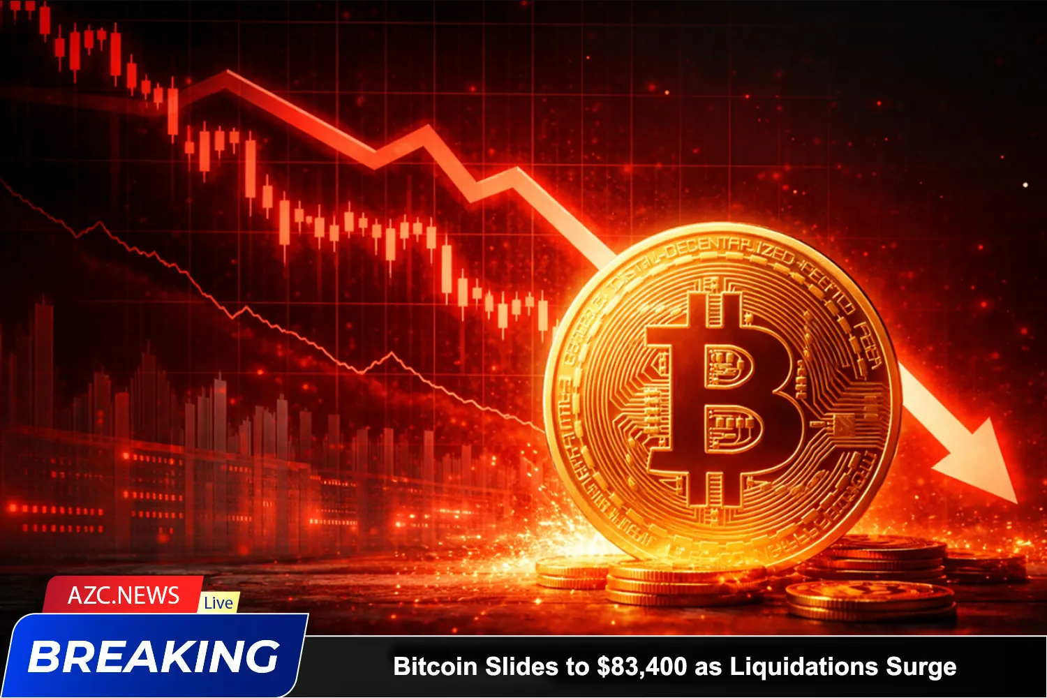 Bitcoin Slides to $83,400 as Liquidations Surge and U.S. Stocks Sell Off 1 Bitcoin Slides To $83,400 As Liquidations Surge And U.s. Stocks Sell Off