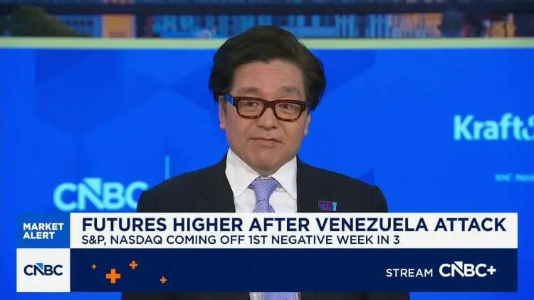 Tom Lee Predicts Bitcoin Could Set a New ATH as Early as January 2026 2 Tom Lee On Cnbc