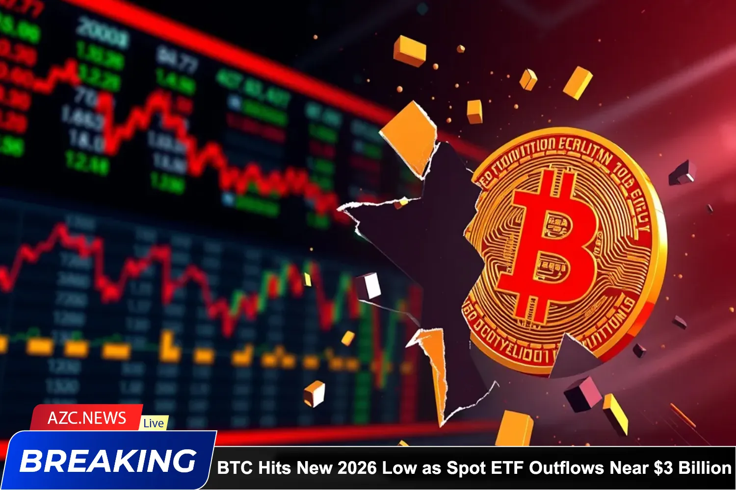 Bitcoin Hits New 2026 Low as Spot ETF Outflows Near $3 Billion 4 Bitcoin Hits New 2026 Low As Spot Etf Outflows Near $3 Billion