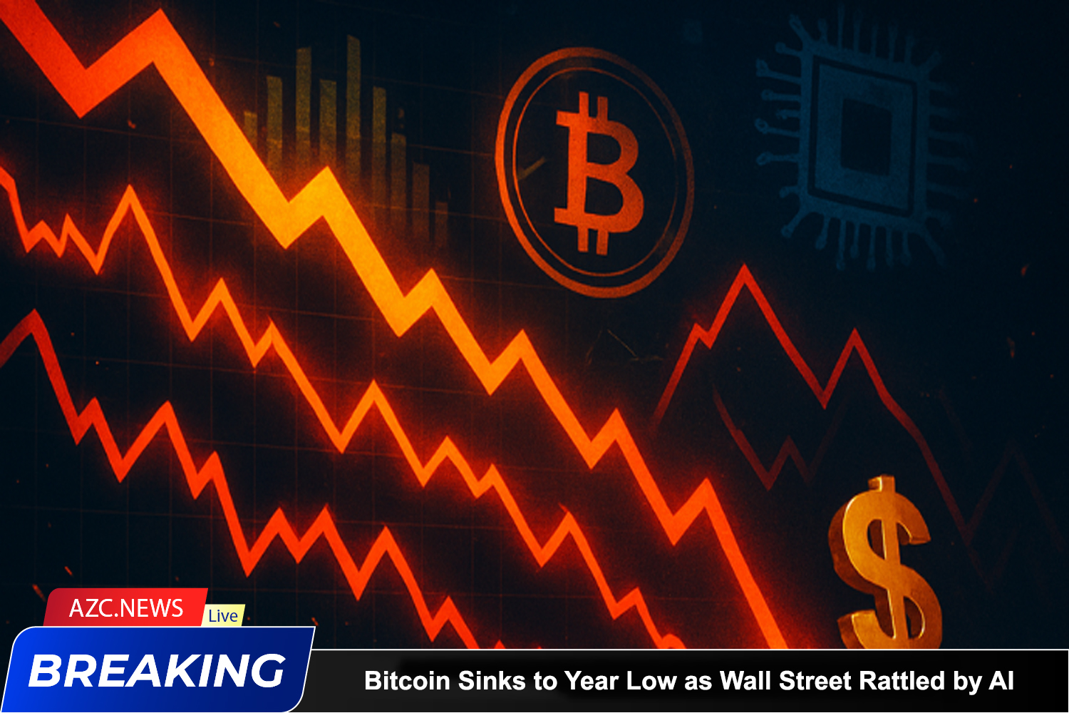 Bitcoin Sinks To Year Low As Wall Street Rattled By Ai